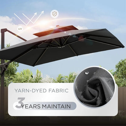 Patio Umbrella with Led Lights