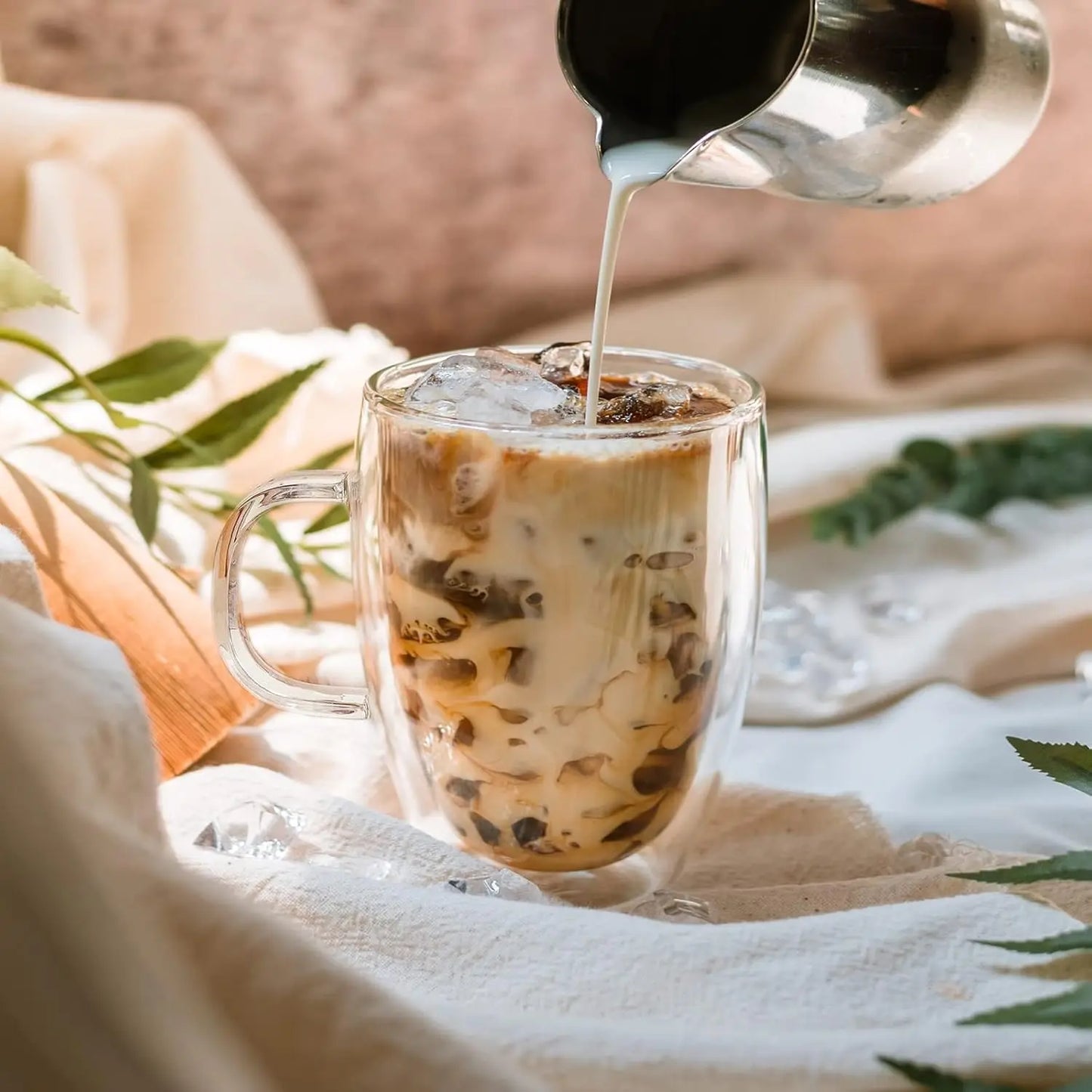 Hand Blown Glass Coffee Cups