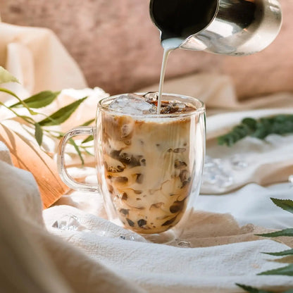 Hand Blown Glass Coffee Cups