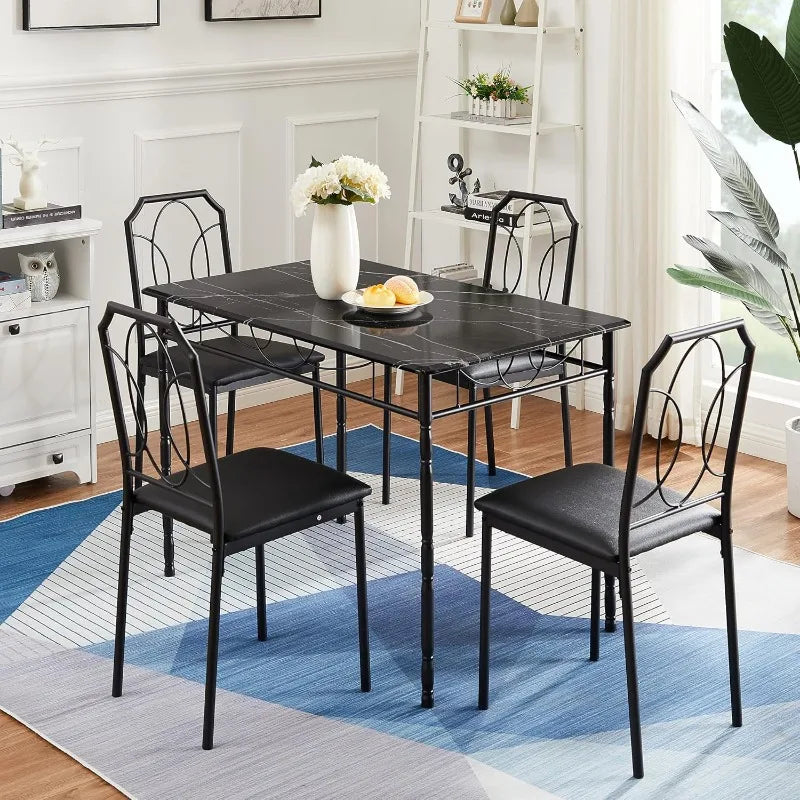 5 Piece Dining Table Set