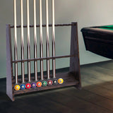 10-Hole Billiard Cue Rack