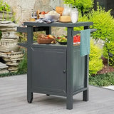 Metal Outdoor Grill Table