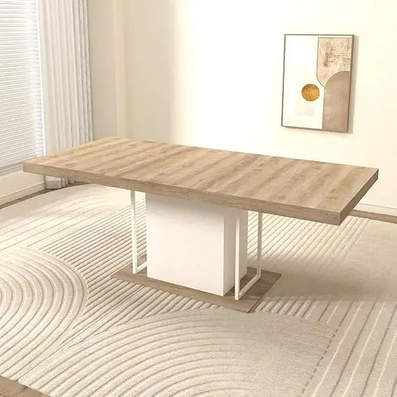 Extendable Dining Room Table 78.74 Inches