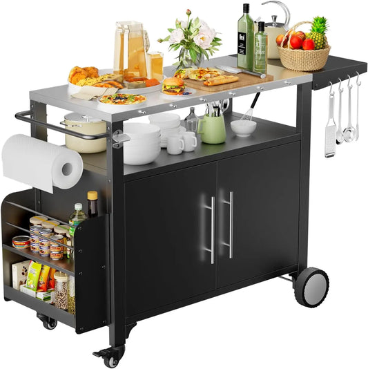 Outdoor Grill Cart