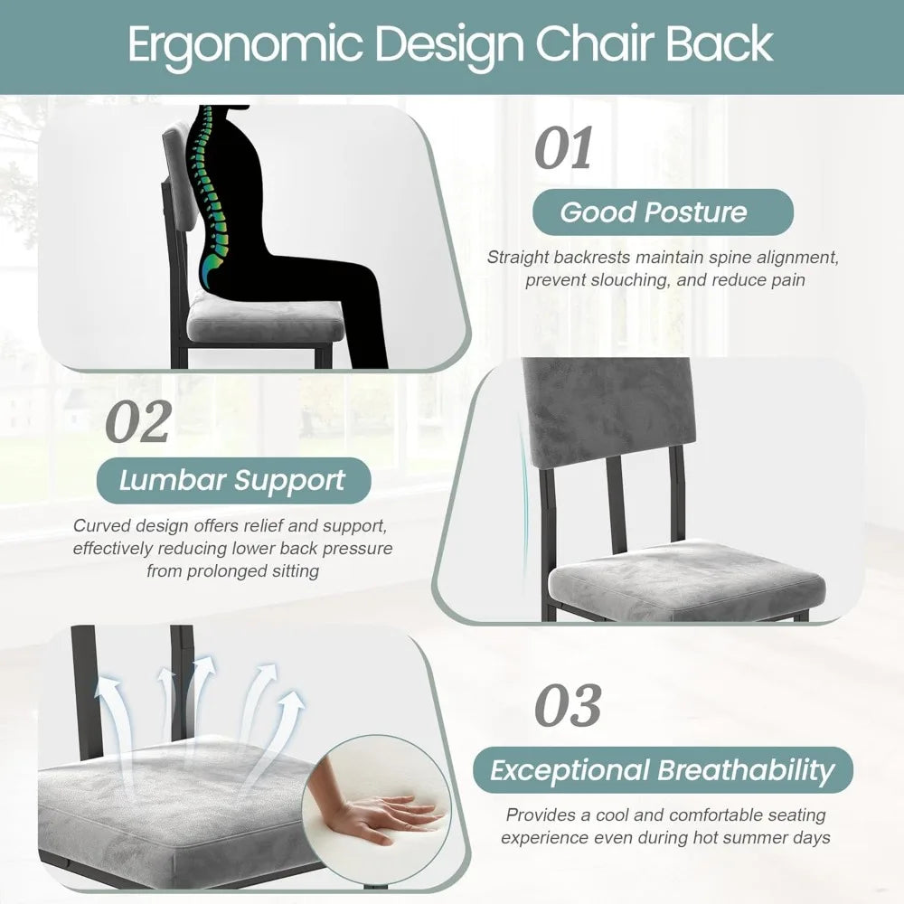 Modern Dining Set 5-Piece