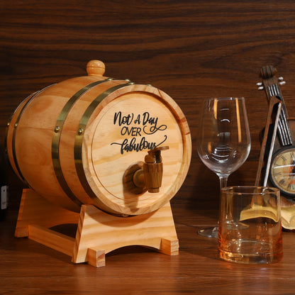 3Liter Wooden Whiskey Barrel