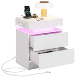 Nightstand with Charging Station