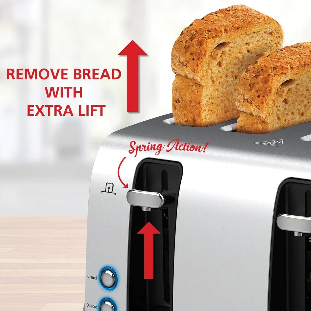 Extra Wide 4 Slice Toaster
