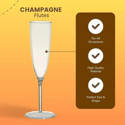 Disposable Plastic Champagne Flutes