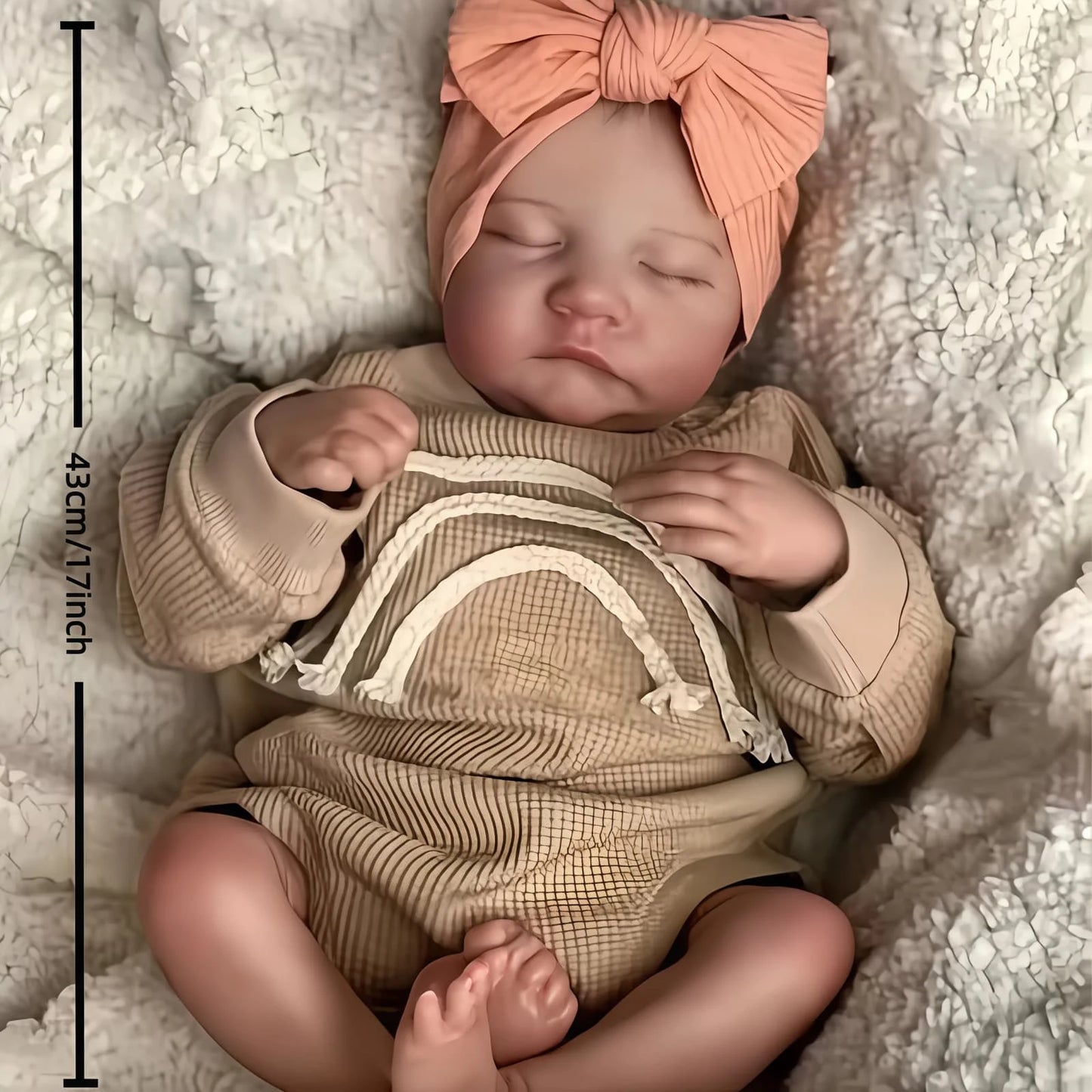 Lifelike 43cm Finished Doll
