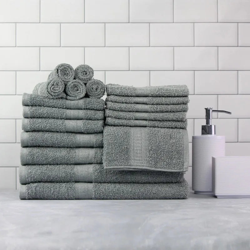 18 Piece Cotton Towel Set