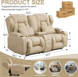 Theater Double Loveseat Recliner