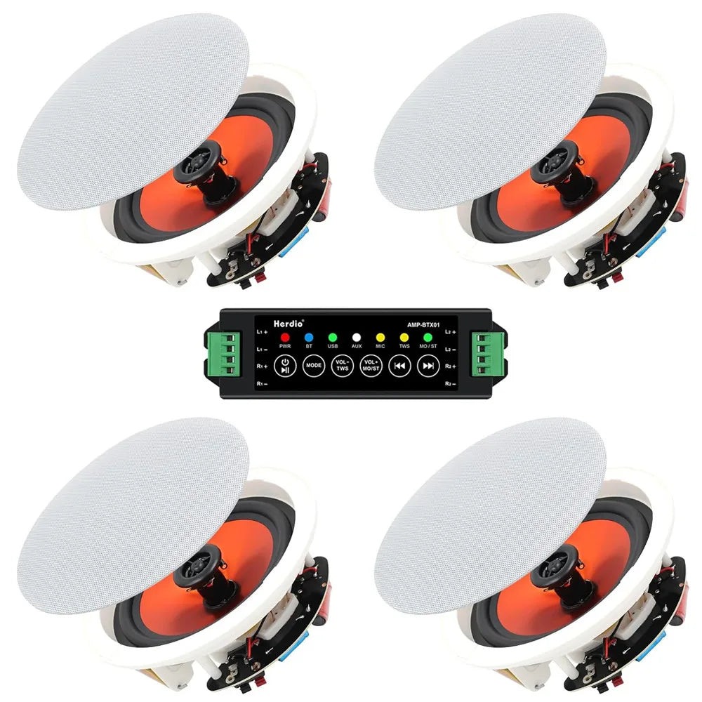 4PCS Bluetooth Ceiling Speakers