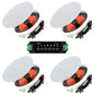 4PCS Bluetooth Ceiling Speakers
