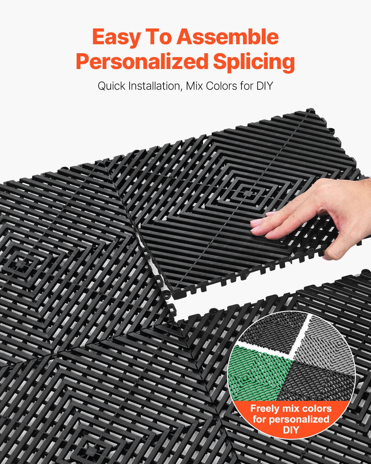 Interlocking Drainage Mat for home use