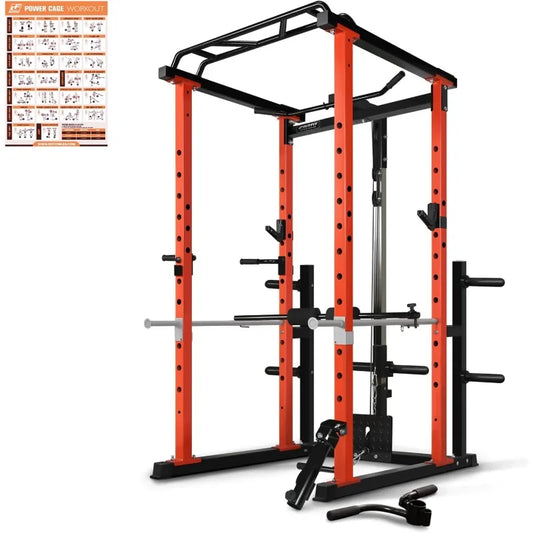 LAT Pull Down, Squat Rack