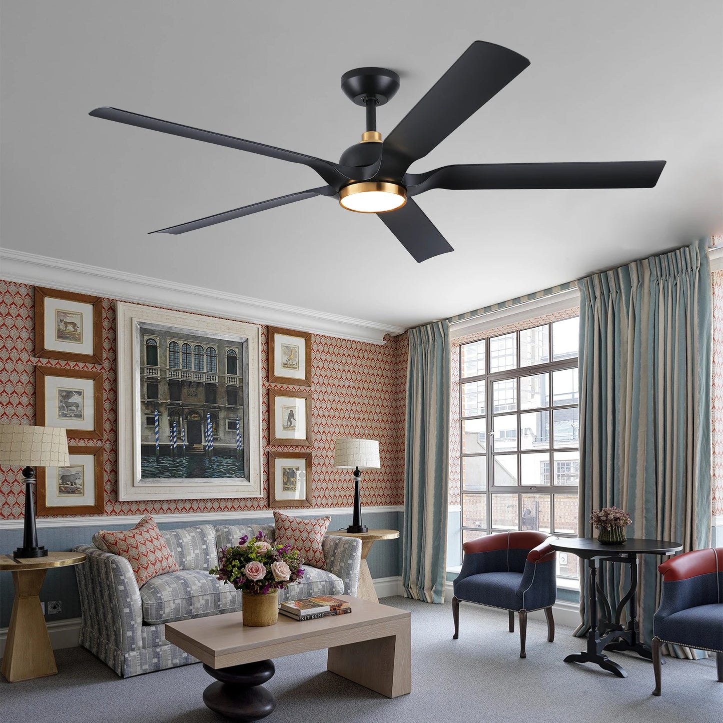 60 Inch Ceiling Fan with Light