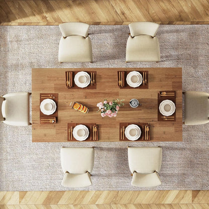 63-Inch Dining Table For 4-6