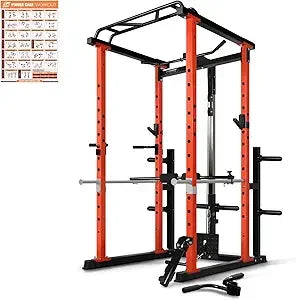 LAT Pull Down, Squat Rack