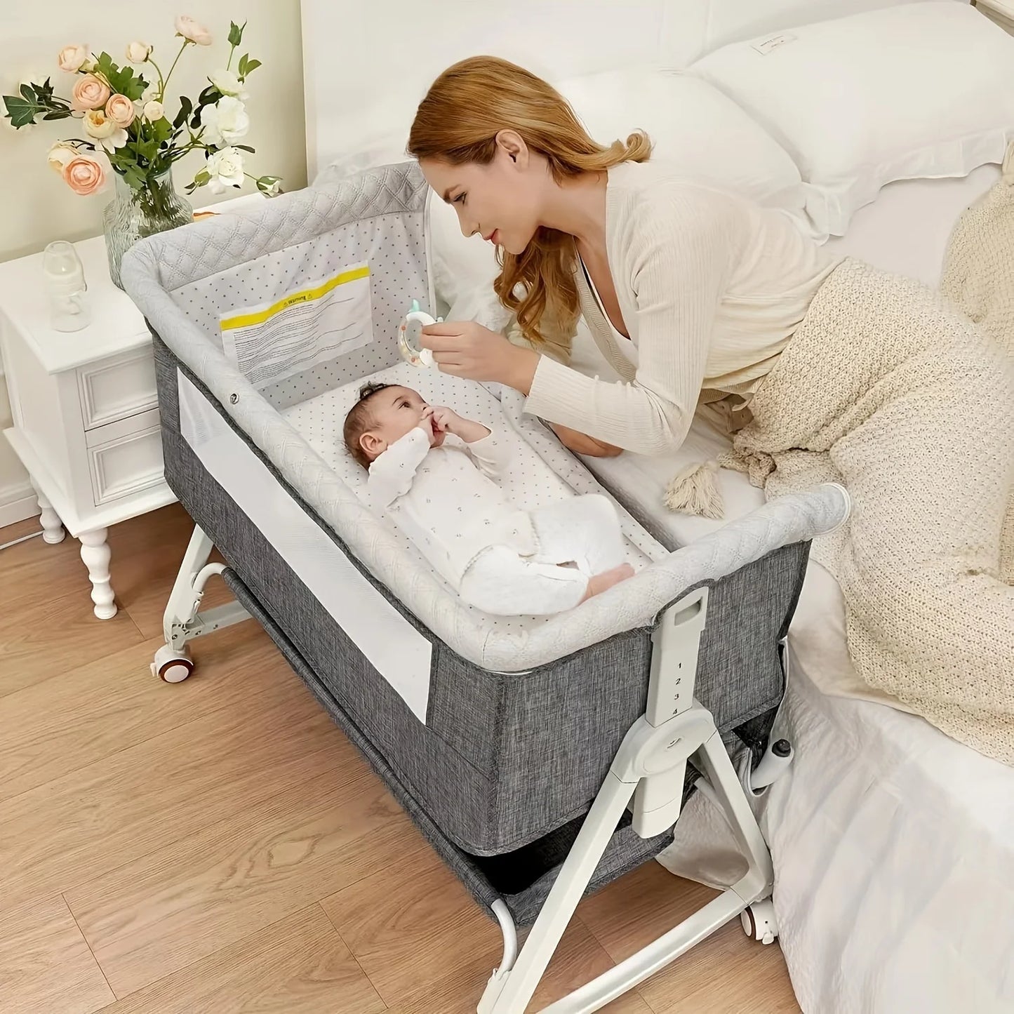 Bassinet Bedside Sleeper Wheels