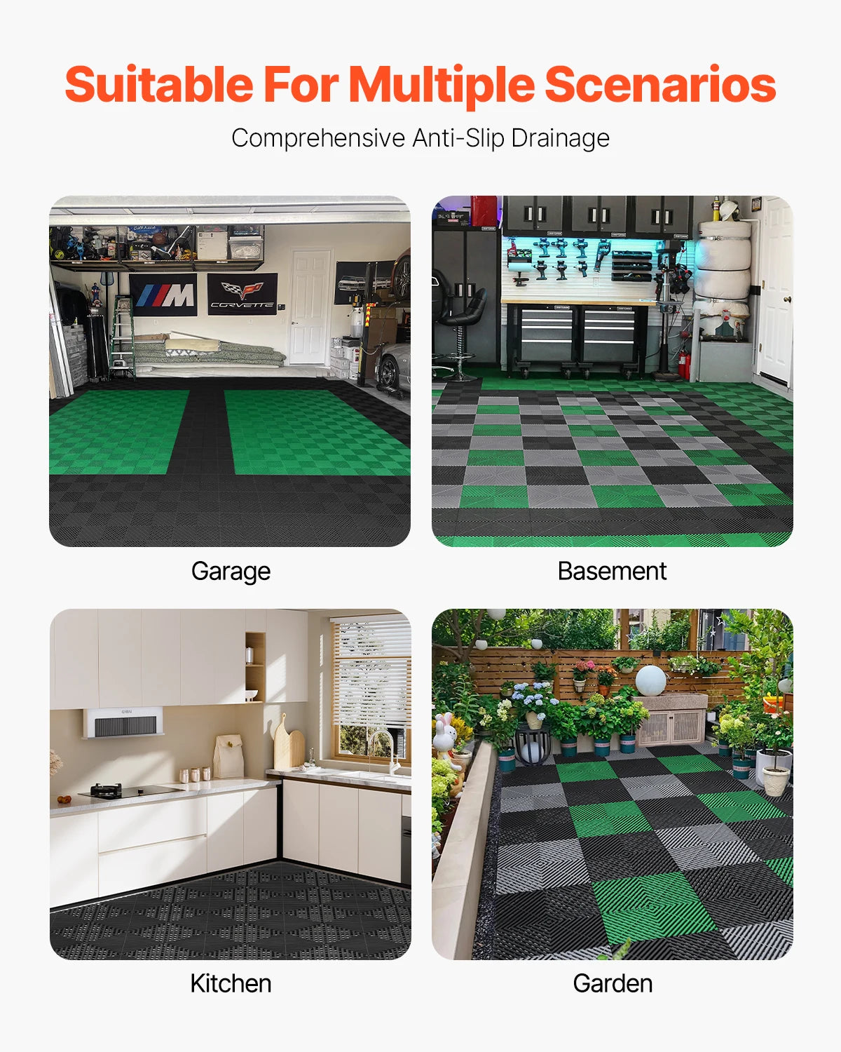 Interlocking Drainage Mat for home use