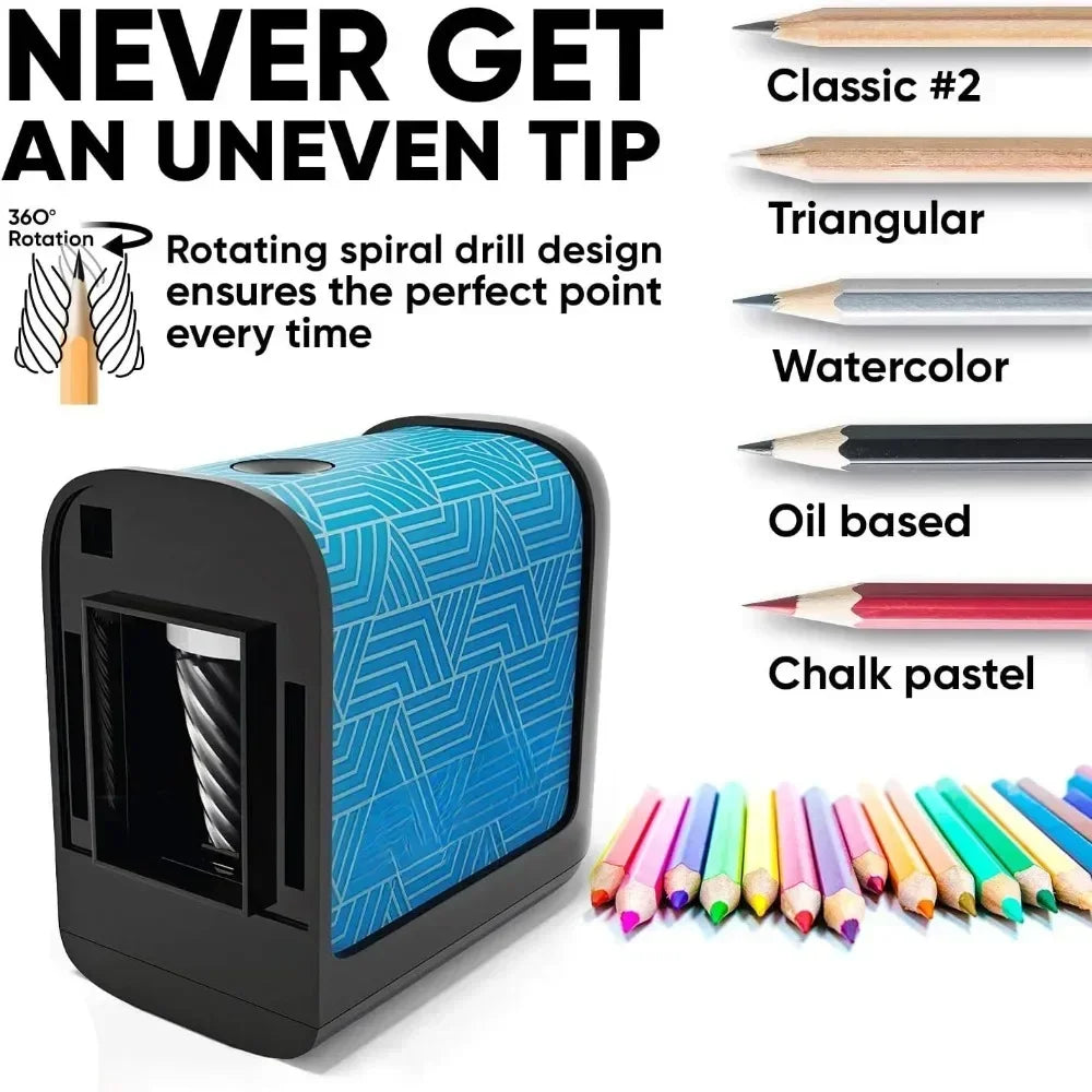 Battery-Operated Electric Pencil Sharpener