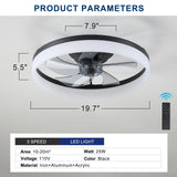 LED Fan Light/20 Inch