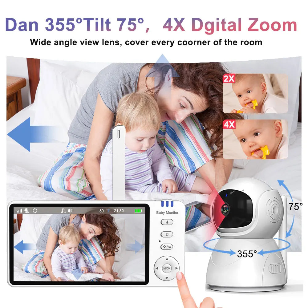 5.0Inch Electronic Baby Monitor