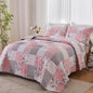 Pink Queen Size Quilt Set