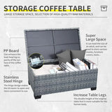 6 Pieces Wicker Patio Furniture