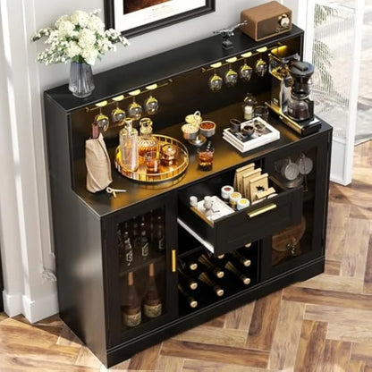 Wine Bar Cabinet LED Light for home