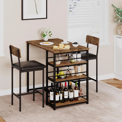 Narrow Bar Table/2 Stools