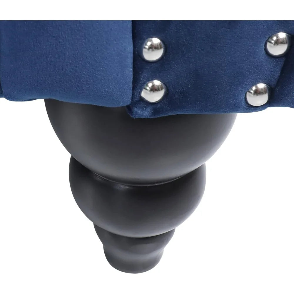 Luxury Velvet Chesterfield Sofa for Living Room