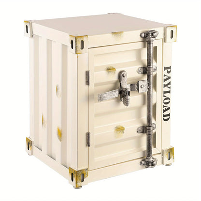 Metal Storage Bedside Cabinet