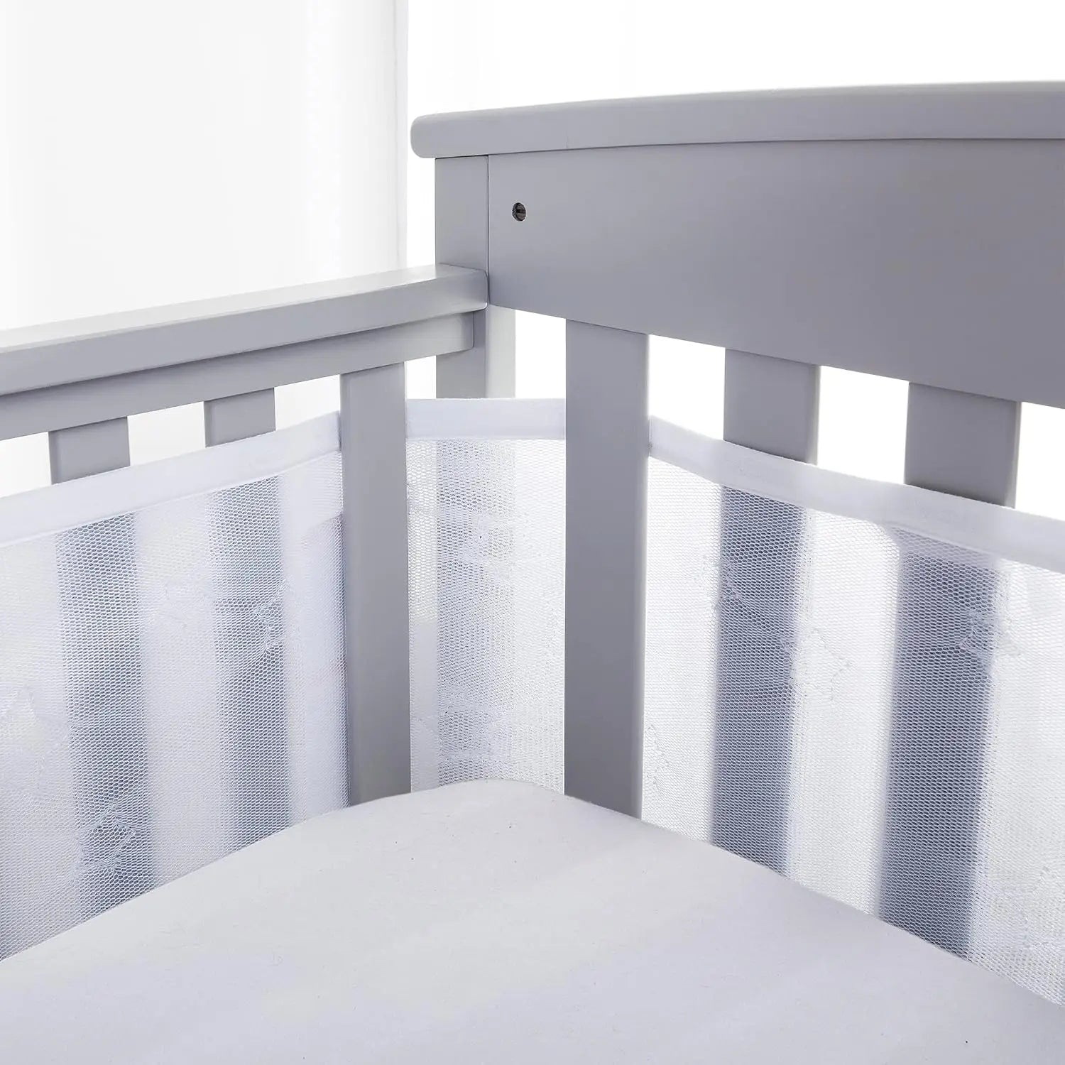 Breathable Mesh Crib Liner for Baby Safety and Comfort