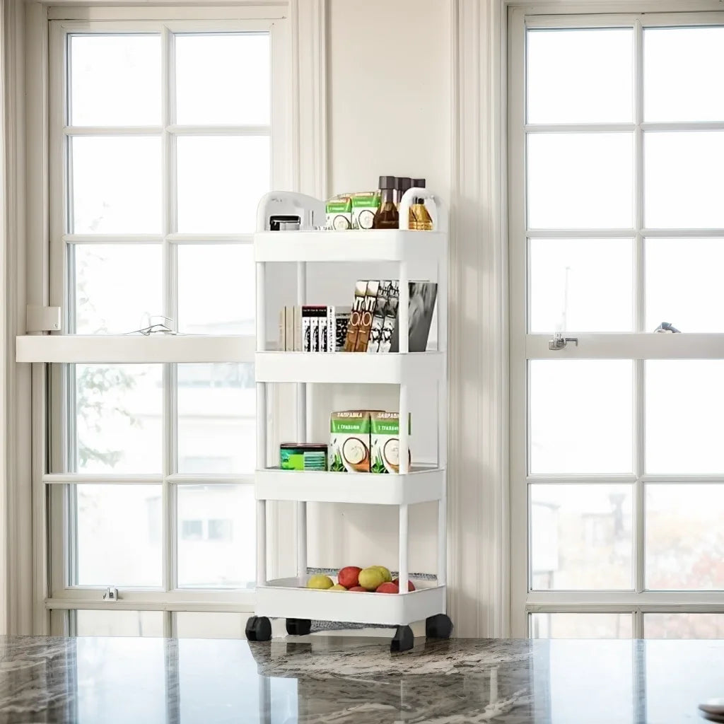 3/4-Tier Rolling Storage Cart