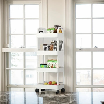 3/4-Tier Rolling Storage Cart