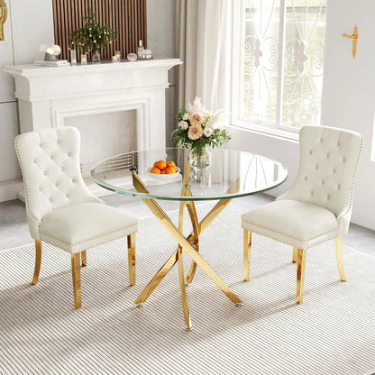 Glass Dining Table Set