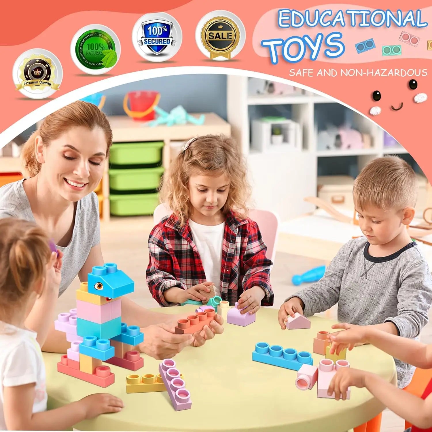 Soft Building Block Sets for Kids’ Creative Play