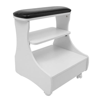 Foot Rest Pedicure Stool with Wheels