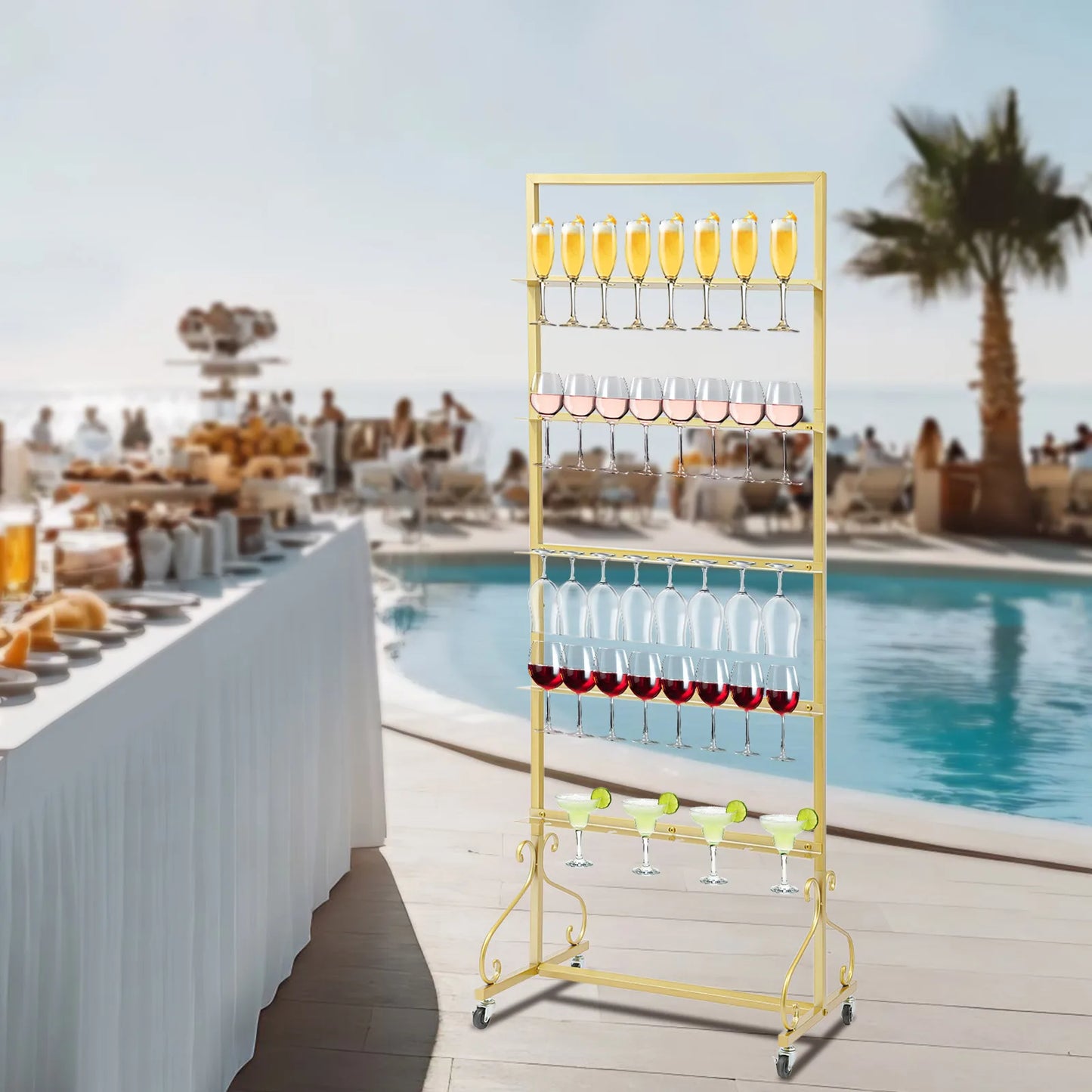 5-Tier Champagne Glass Holder