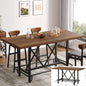 63-Inch Dining Table For 4-6