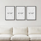 Tri-Panel/Contemporary/Wall Art
