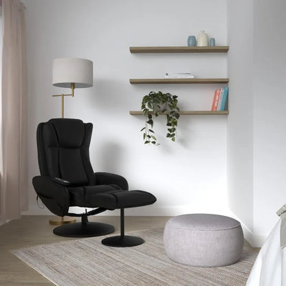 Electric Massage Recliner w/Stool