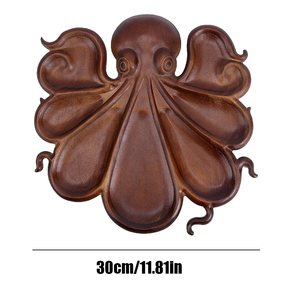Octopus Wooden Serving Tray