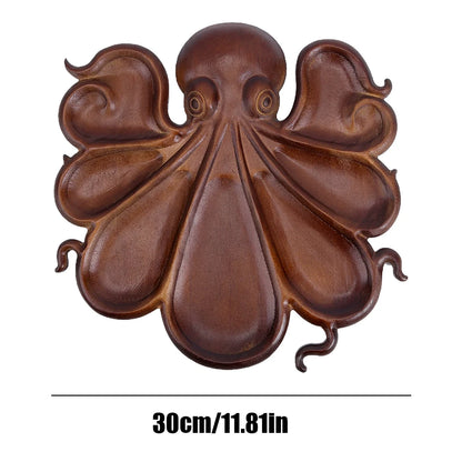 Octopus Wooden Serving Tray