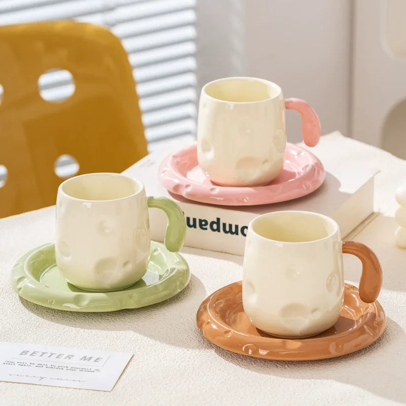Coffee Cup Saucer Set for home use