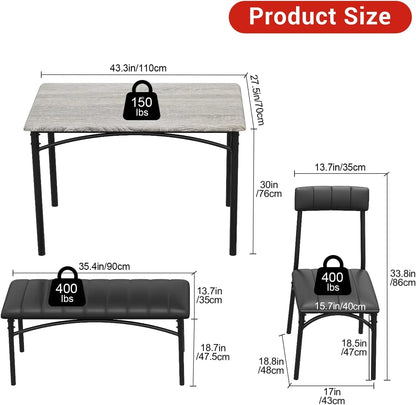 Dining Table Set For 4