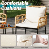 Patio Furniture Boho Rattan