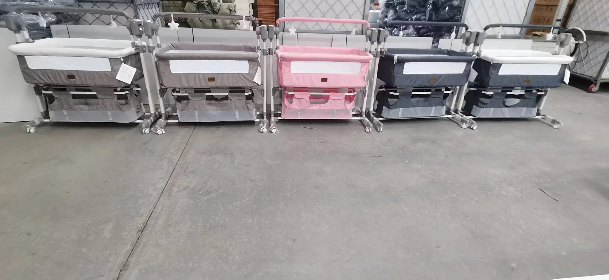 Rocking Baby Bassinet with Gentle Motion for Newborns